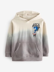 Neutral Licensed Sonic Dip Dye Hoodie (4-14yrs) - Image 1 of 3