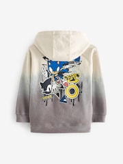 Neutral Licensed Sonic Dip Dye Hoodie (4-14yrs) - Image 2 of 3