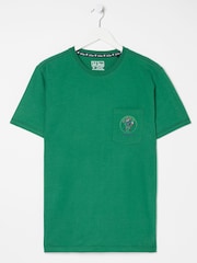 FatFace Green Foxy Walking Club T-Shirt - Image 4 of 5