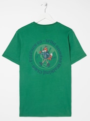 FatFace Green Foxy Walking Club T-Shirt - Image 5 of 5