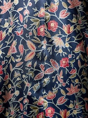 Navy Blue Slim Harrington Jacket - Image 6 of 8
