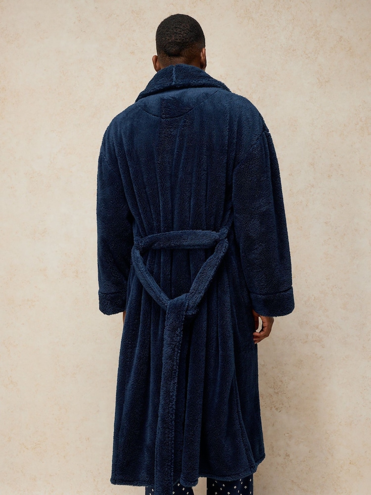 White Stuff Blue Cranworth Cosy Robe - Image 2 of 6