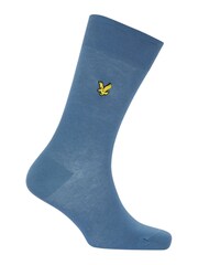 Lyle & Scott Blue Victor Socks Gift Box 6 Pack - Image 5 of 6