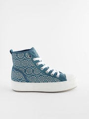 Denim Forever Comfort® Chunky High Top Baseball Trainers - Image 5 of 8