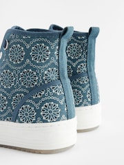 Denim Forever Comfort® Chunky High Top Baseball Trainers - Image 6 of 8