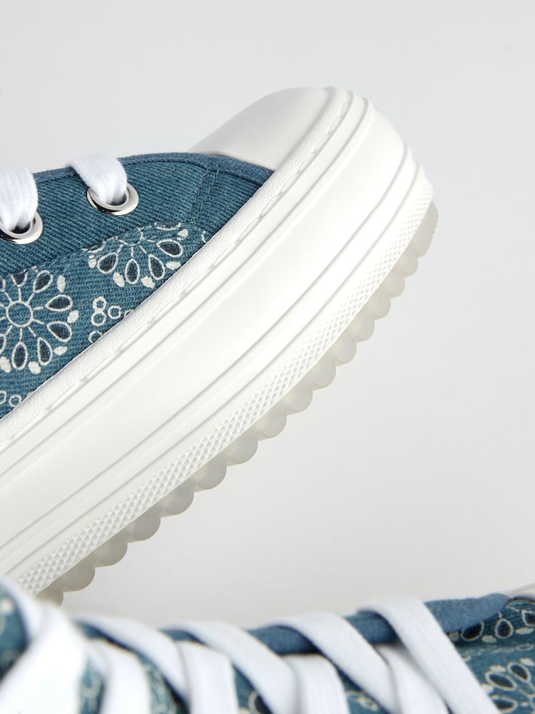 Buy Denim Forever Comfort® Chunky High Top Baseball Trainers from