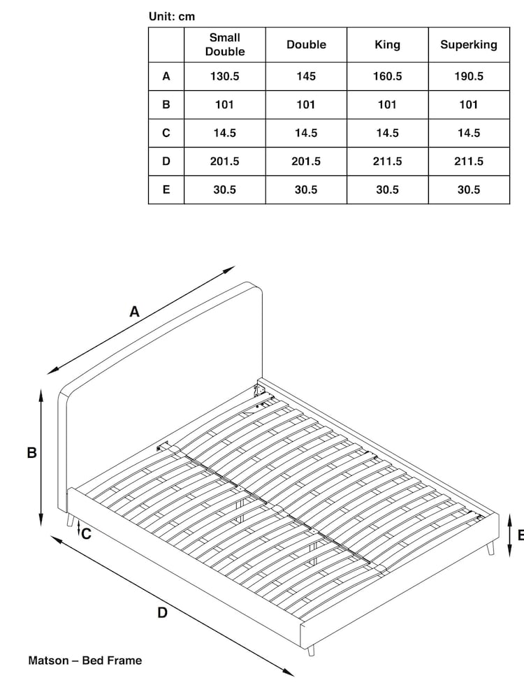 Pink Rose Plush Chenille Matson Upholstered Bed Frame - Image 10 of 10