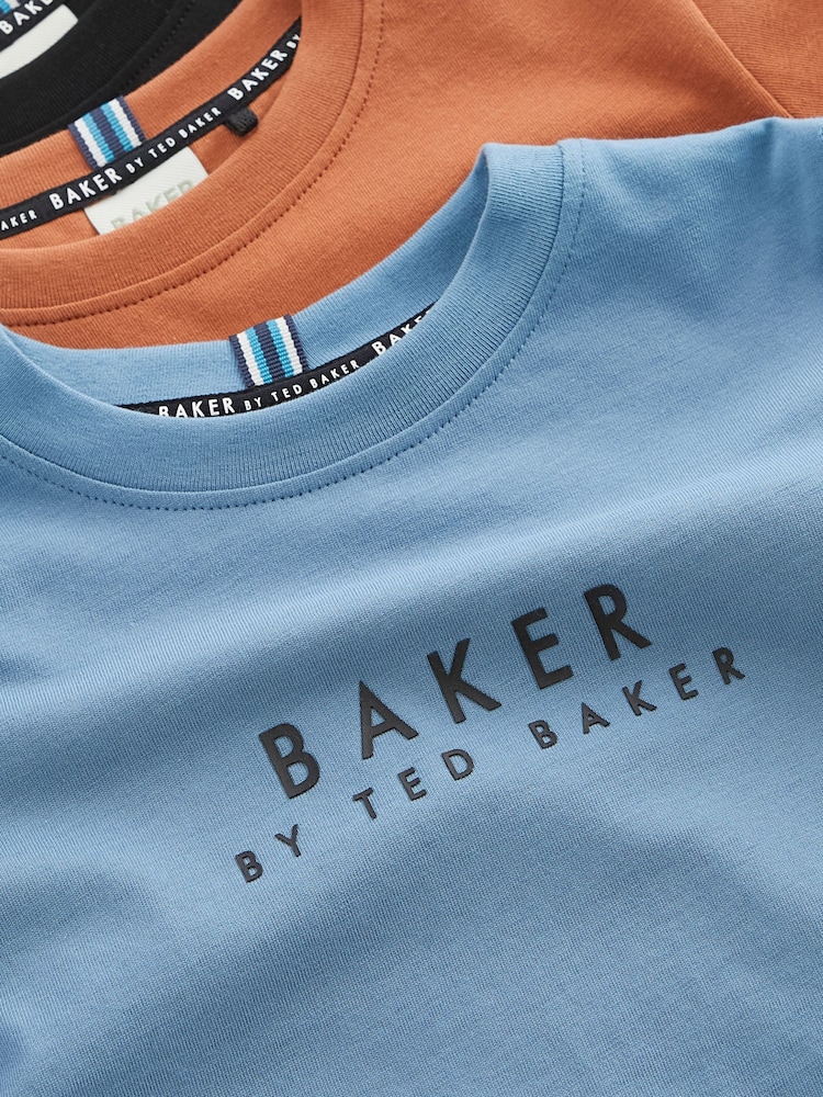 Baker by Ted Baker 100% Cotton T-Shirts 3 Pack - Image 6 of 6