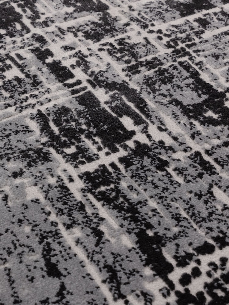 Asiatic Rugs Black Kuza Abstract Rug - Image 4 of 4