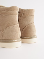 Stone Natural Lace-Up Utility Boots - Image 4 of 5