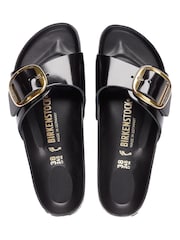 Birkenstock Black Chrome Madrid Big Buckle Sandals - Image 1 of 6