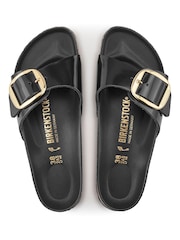 Birkenstock Black Chrome Madrid Big Buckle Sandals - Image 2 of 6
