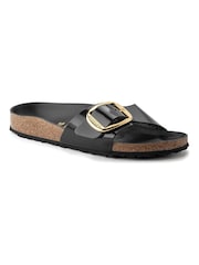 Birkenstock Black Chrome Madrid Big Buckle Sandals - Image 4 of 6