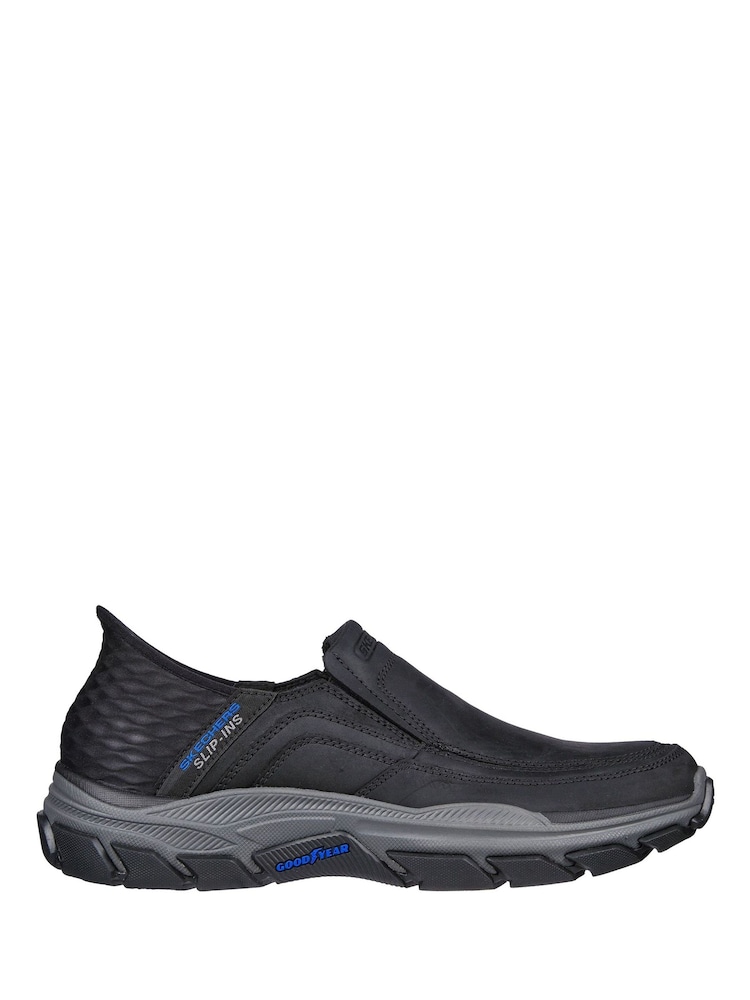 Skechers Black Respected Elgin Shoes - Image 1 of 3