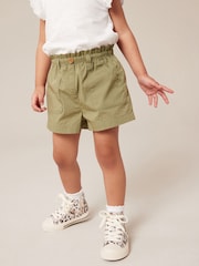 Khaki Green 100% Cotton Pull-On Shorts (3mths-7yrs) - Image 1 of 7