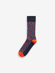 Bright Geo Stripe Pattern Socks 8 Pack - Image 8 of 9
