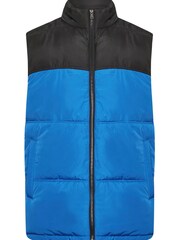 BadRhino Big & Tall Blue Padded Collar Gilet - Image 3 of 4
