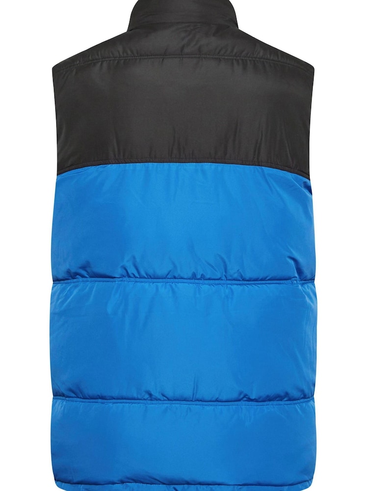 BadRhino Big & Tall Blue Padded Collar Gilet - Image 4 of 4