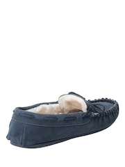 Hush Puppies Blue Allie Slippers - Image 3 of 4