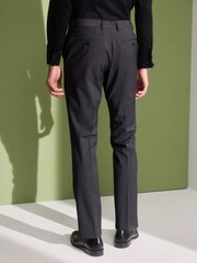 Charcoal Grey Skinny Check Suit Trousers - Image 2 of 9