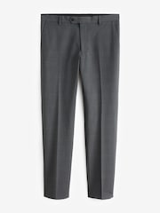 Charcoal Grey Skinny Check Suit Trousers - Image 6 of 9
