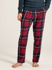 Joules Sleeper Red Tartan Pyjama Bottoms - Image 2 of 5