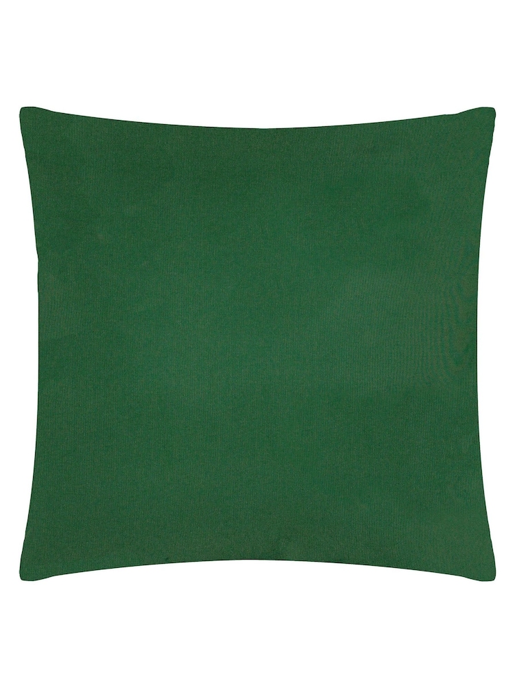 furn. Green Plain Large UV  Water Resistant Cushion - Image 2 of 4