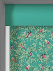 Sara Miller Green Green Birds Made to Measure Roller Blinds - Image 4 of 6