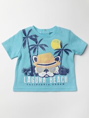 Lily & Jack Blue 100% Cotton Blend  T-Shirt and Shorts Set - Image 2 of 3