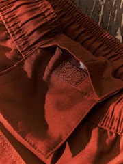 Rust Brown Palm Logo Essential Swim Shorts - Image 10 of 10