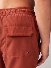Rust Brown Palm Logo Essential Swim Shorts - Image 3 of 10