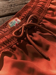 Rust Brown Palm Logo Essential Swim Shorts - Image 6 of 10