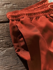 Rust Brown Palm Logo Essential Swim Shorts - Image 7 of 10
