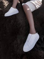 Moda In Pelle Alber Slip On Wedge Trainers - Image 1 of 5