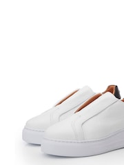 Moda In Pelle Alber Slip On Wedge Trainers - Image 3 of 5