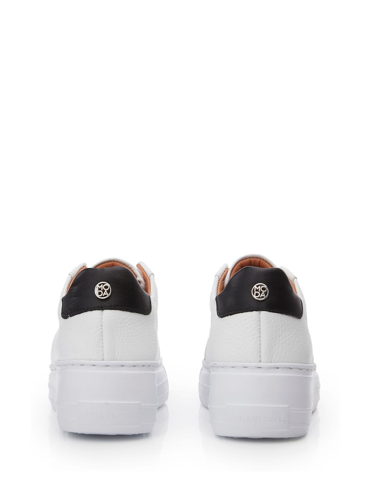 Moda In Pelle Alber Slip On Wedge Trainers - Image 5 of 5