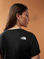 The North Face Black Womens Simple Dome T-Shirt - Image 3 of 7