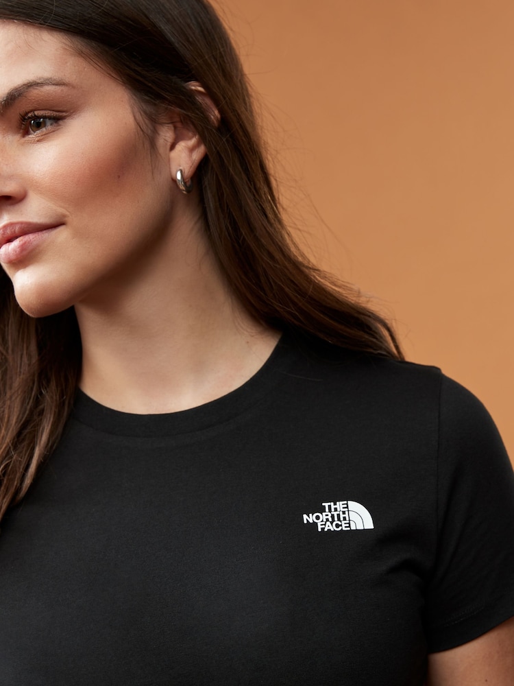 The North Face Black Womens Simple Dome T-Shirt - Image 4 of 7