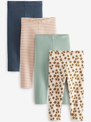 Braune Sonnenblume - Leggings im 4er-Pack (3 M.–7 J.) - Bild 1 von 7