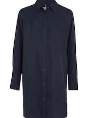 Tommy Hilfiger Blue Short Shirt Dress - Image 4 of 6