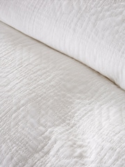Vantona White Luna Matalesse Duvet Cover and Pillowcase Set - Image 3 of 4