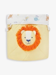 JoJo Maman Bébé Yellow Lion Safari Soft Storage Basket - Image 1 of 4