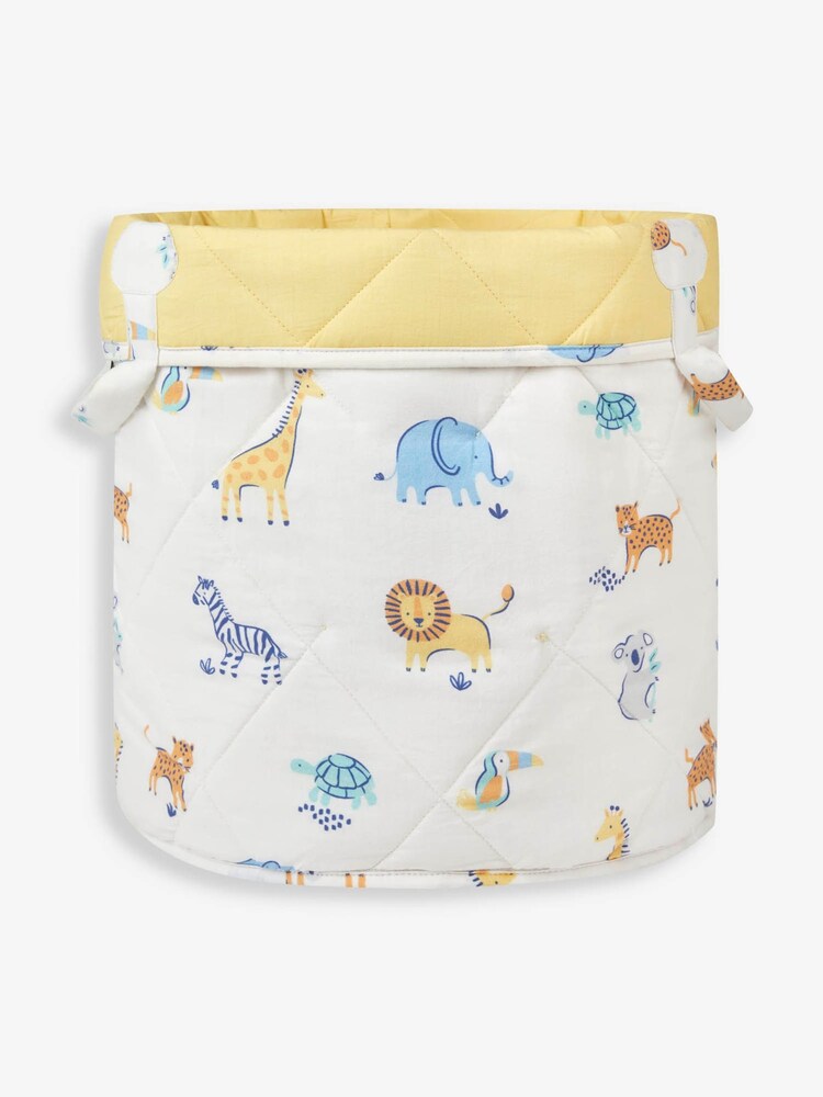 JoJo Maman Bébé Yellow Lion Safari Soft Storage Basket - Image 2 of 4