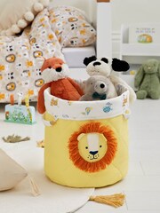 JoJo Maman Bébé Yellow Lion Safari Soft Storage Basket - Image 4 of 4