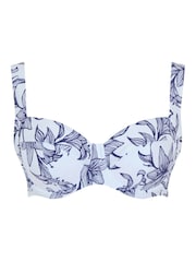 Panache Olivia Floral Full Cup White Bikini Top - Image 5 of 5