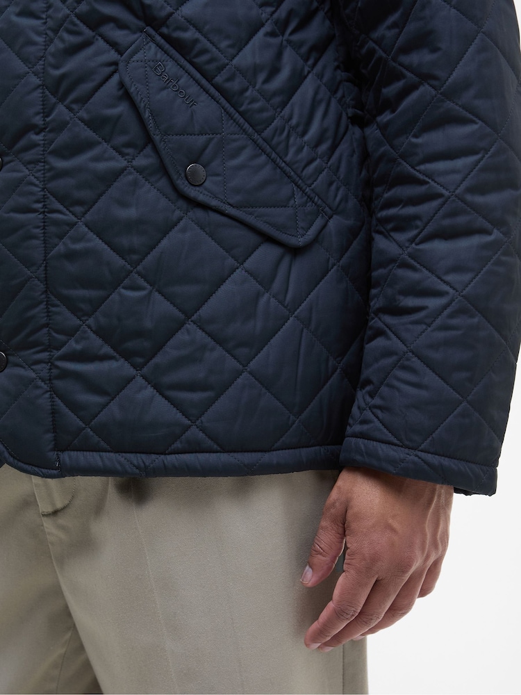 Barbour® Navy Chelsea Quilted Jacket - Image 8 of 8