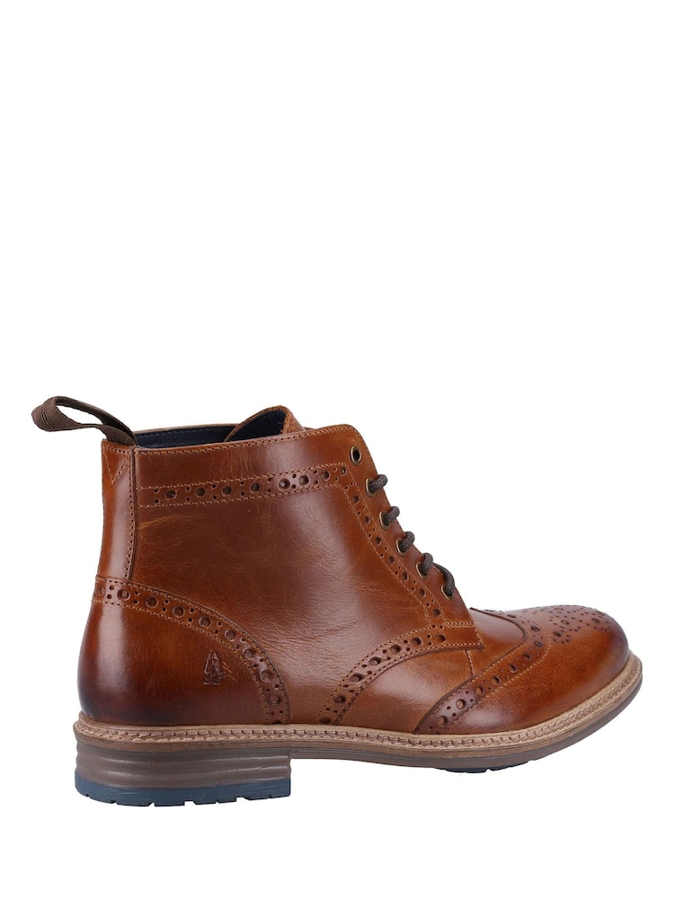 Hush Puppies Brown Joshua Brogue Boots - Image 3 of 3 Hush Puppies Brown Joshua Brogue Boots - Image 3 of 3