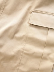 Stone Utility Midi 100% Cotton Skirt - Image 9 of 9