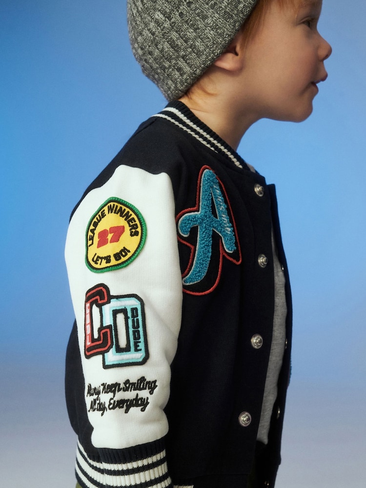 Marineblau/blau - College-Jacke (3 M.–7 J.) - Bild 1 von 9