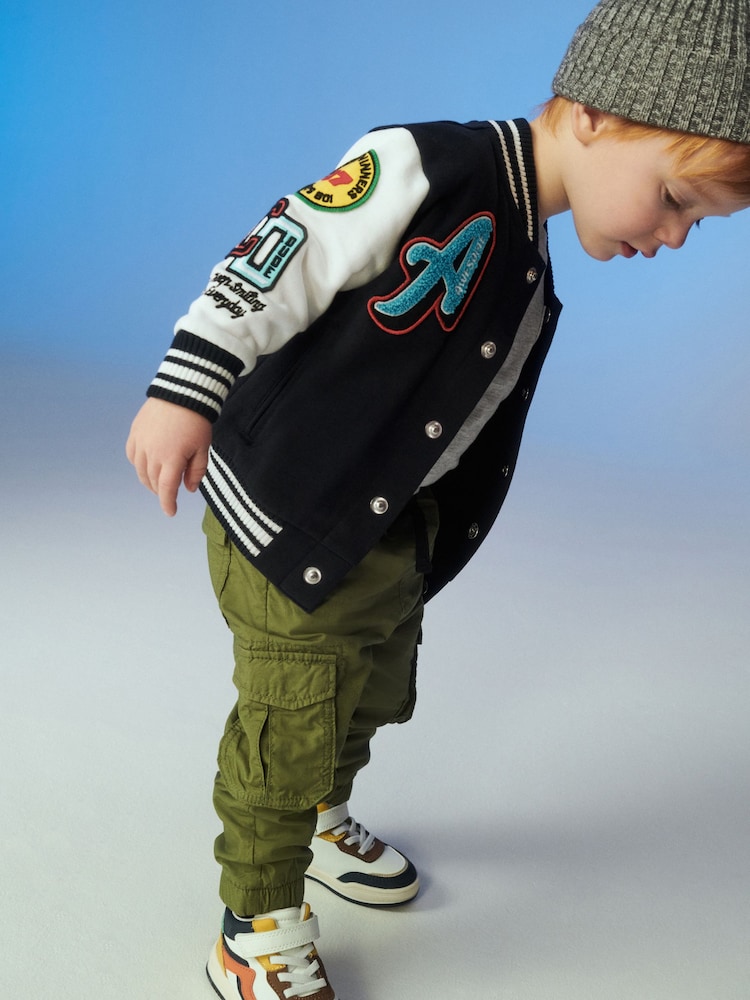 Marineblau/blau - College-Jacke (3 M.–7 J.) - Bild 2 von 9